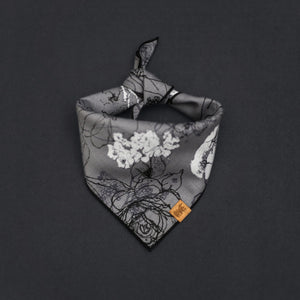 Primrose (Grey) - Mutt Cloth Dog Bandana